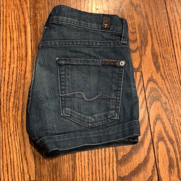 7 For All Mankind jean shorts, size 25 - Picture 3 of 4